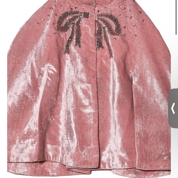Tutu Du Monde Pink Cassia Cape with Embellishments - Picture 3 of 6